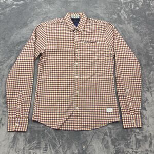 Scotch & Soda  Shirt Mens Size S Mulicolored Plaid Vacanza Button Up Sunfever